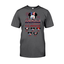 Load image into Gallery viewer, Personalized All American Grandma T-Shirt Hoodie Custom Names Gift