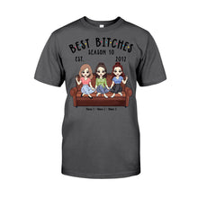 Load image into Gallery viewer, Personalized Bestie T-shirt and Hoodie Gift for Friends