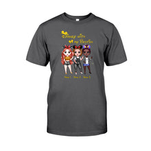 Load image into Gallery viewer, Personalized Disney Besties T-shirt & Hoodie Custom Names Gift