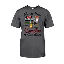 Load image into Gallery viewer, Personalized Camping Kinda Girl T-shirt Hoodie Custom Gift