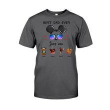 Load image into Gallery viewer, Personalized Best Dad Ever Mouse T-shirt and Hoodie Gift for Father's Day