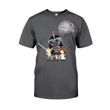 Load image into Gallery viewer, Personalized Best Dad in the Galaxy T-Shirt & Hoodie for Father's Day