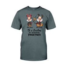 Load image into Gallery viewer, Personalized Disney Adventure T-shirt & Hoodie for Couples