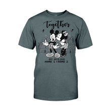 Load image into Gallery viewer, Personalized Couple Mouse T-shirt & Hoodie Gift for Anniversary