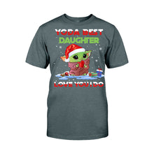 Load image into Gallery viewer, Personalized Yoda Best T-Shirt and Hoodie Christmas Gift for Dad/Mom