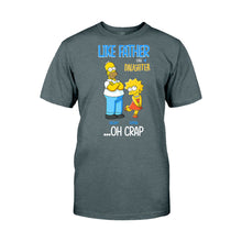 Load image into Gallery viewer, Personalized Father Daughter T-shirt and Hoodie Custom Name Gift