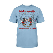 Load image into Gallery viewer, Personalized Mickey Mouse T-Shirt & Hoodie with Custom Names for Couples