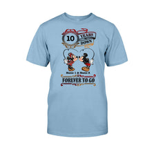 Load image into Gallery viewer, Personalized Couple T-shirt and Hoodie Custom Names Forever to Go Gift