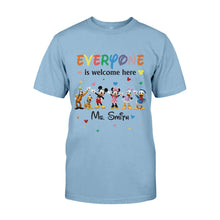 Load image into Gallery viewer, Personalized 'Everyone Is Welcome Here' T-shirt & Hoodie for Kids