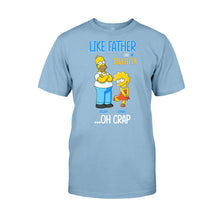 Load image into Gallery viewer, Personalized Father Daughter T-shirt and Hoodie Custom Name Gift