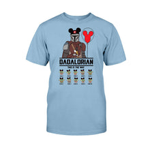 Load image into Gallery viewer, Personalized DADALORIAN T-Shirt & Hoodie Gift for Dad