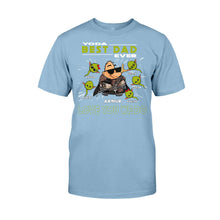 Load image into Gallery viewer, Personalized Yoda Best Dad Ever T-Shirt Hoodie Custom Names Gift