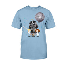Load image into Gallery viewer, Personalized Best Dad in the Galaxy T-Shirt & Hoodie for Father's Day