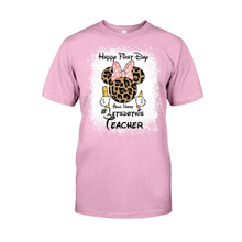 Load image into Gallery viewer, Personalized Teacher T-shirt & Hoodie Happy First Day Gift