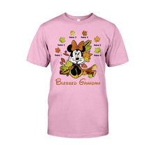 Load image into Gallery viewer, Personalized Blessed Grandma T-Shirt & Hoodie with Custom Names