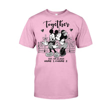 Load image into Gallery viewer, Personalized Couple Mouse T-shirt & Hoodie Gift for Anniversary