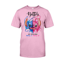 Load image into Gallery viewer, Personalized Couple Ohana T-shirts Hoodies Unique Gift Idea