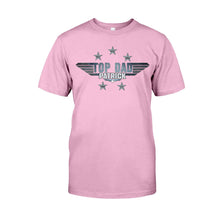 Load image into Gallery viewer, Personalized Top Dad T-shirt & Hoodie Gift with Custom Name