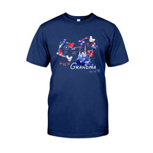 Load image into Gallery viewer, Personalized Happiest Grandma Independence Day T-shirt & Hoodie Gift