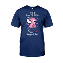 Load image into Gallery viewer, Personalized Couple T-shirt & Hoodie His & Hers Ohana Gift