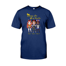 Load image into Gallery viewer, Personalized Disney Besties T-shirt & Hoodie Custom Names Gift