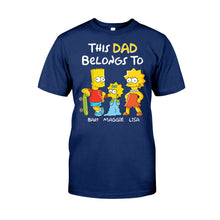 Load image into Gallery viewer, Personalized Dad T-shirt Hoodie Custom Family Gift