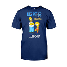 Load image into Gallery viewer, Personalized Father Daughter T-shirt and Hoodie Custom Name Gift
