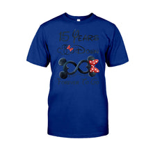 Load image into Gallery viewer, Personalized Forever To Go Mouse T-shirt & Hoodie Gift for Couples