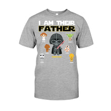 Load image into Gallery viewer, Personalized I Am Their Father T-Shirt & Hoodie Gift for Dad, Custom Name, Father's Day