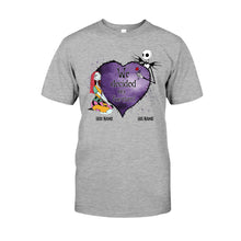 Load image into Gallery viewer, Personalized Couple T-Shirt & Hoodie Custom Names Gift