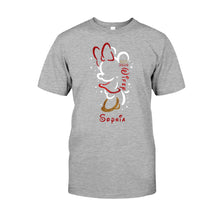 Load image into Gallery viewer, Personalized Couple T-Shirt and Hoodie Set with Names for Anniversary Gift