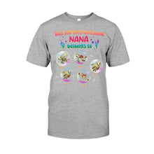Load image into Gallery viewer, Personalized Turtley Awesome Nana T-shirt Custom Family Gift