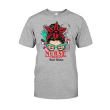Load image into Gallery viewer, Personalized Nurse Things T-shirt & Hoodie Custom Name Gift