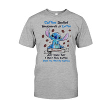 Load image into Gallery viewer, Personalized Coffee Spelled Eeffoc T-shirt & Hoodie Gift Idea