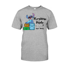 Load image into Gallery viewer, Personalized Airplane Mode T-shirt & Hoodie with Name for Kids
