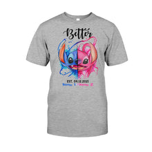 Load image into Gallery viewer, Personalized Couple Ohana T-shirts Hoodies Unique Gift Idea