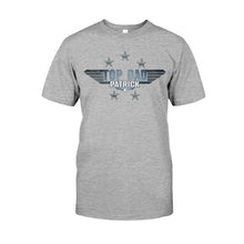 Load image into Gallery viewer, Personalized Top Dad T-shirt & Hoodie Gift with Custom Name