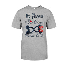 Load image into Gallery viewer, Personalized Forever To Go Mouse T-shirt & Hoodie Gift for Couples