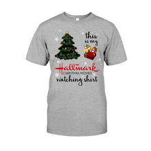 Load image into Gallery viewer, Personalized Hallmark Christmas Movies Watching T-shirt & Hoodie