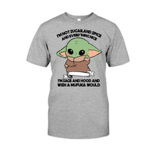 Load image into Gallery viewer, Personalized Sage and Hood T-shirt for Birthdays, Christmas