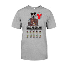 Load image into Gallery viewer, Personalized DADALORIAN T-Shirt & Hoodie Gift for Dad