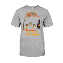 Load image into Gallery viewer, Personalized Halloween T-shirt & Hoodie The DADALORIAN Gift for Kids