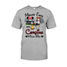 Load image into Gallery viewer, Personalized Camping Kinda Girl T-shirt Hoodie Custom Gift