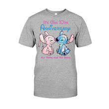 Load image into Gallery viewer, Personalized Anniversary T-Shirt & Hoodie Custom Names Gift for Couples