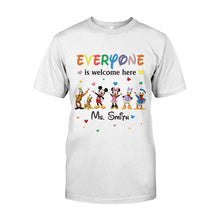 Load image into Gallery viewer, Personalized 'Everyone Is Welcome Here' T-shirt & Hoodie for Kids
