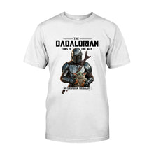 Load image into Gallery viewer, Personalized Dadalorian This Is The Way T-shirt & Hoodie Gift for Dad