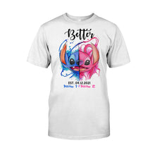 Load image into Gallery viewer, Personalized Couple Ohana T-shirts Hoodies Unique Gift Idea
