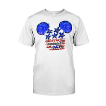 Load image into Gallery viewer, Personalized Star Spangled Dad T-Shirt & Hoodie Gift for Father's Day