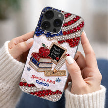 Load image into Gallery viewer, Personalized Clear Phone Case for Teachers Custom Name Gift