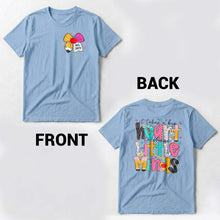 Load image into Gallery viewer, Personalized Teacher T-Shirt Custom Front Back Design Gift
